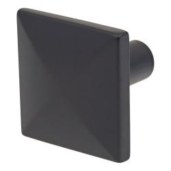 Hampstead Pyramid Style Square Cabinet Knob - 29 x 29mm - Matt Black
