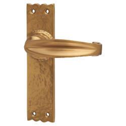 Olde Forge Antique Bronze Tudor Latch Door Handles - 152 x 38mm