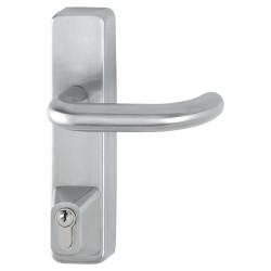 Arrone AR8805 Outside Access Device with Cylinder - Lever - Sat Stainless Steel
