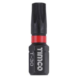 TIMCO X6 Impact Driver Bits - Torx - T30 - 25mm Length - Pack of 10