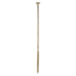 TIMCO Classic Pozi Countersunk Wood Screws - 6.0 x 200mm - Yellow Zinc - Pack of 100