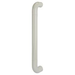Hoppe AR602/425 Diamond White Nylon D-Bar Door Pull Handle - Bolt Fix - 425mm c/c