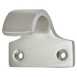 Hampstead Heavy Cast Pattern Sash Window Finger Lift - 50 x 36mm - Satin Chrome