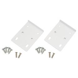 Klug Cabinet Hinge Repair Plates - 55 x 10mm - White