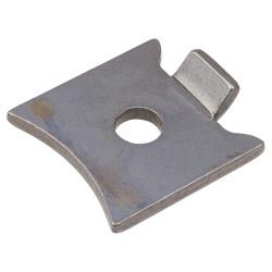 Altro Standard Raised Bookcase Clip - Satin Chrome Plated - Pack of 10