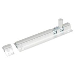 Touchpoint Brushed Aluminium Straight Barrel Bolt - 102 x 25mm