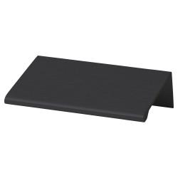 Touchpoint Vora Lipped Edge Cabinet Pull Handle - 64mm Centres - Black
