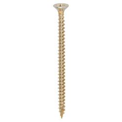 TIMCO Classic Pozi Countersunk Wood Screws - 5.0 x 75mm - Yellow Zinc - Pack of 200