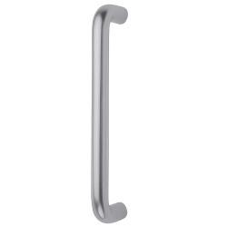 Altro Satin Aluminium 19mm D-Bar Door Pull Handle - Bolt Fix - 300mm Centres