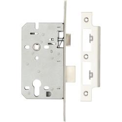 Altro Architectural DIN Euro Sashlock - 85mm Case - 60mm Backset - Satin Stainless Steel