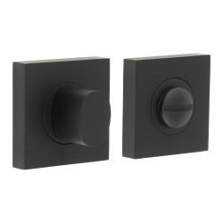 Burlington by Frelan Inner 3 Turn & Release with Square Plain Rose - 47 x 47mm - Matt Black
