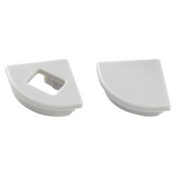 Sensio Beam Angled Profile End Cap Set - Grey