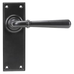From The Anvil Aged Bronze Latch Door Handles - Newbury Range - 152 x 50mm
