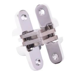Altro Concealed Hinge - 45 x 13mm - Polished Chrome - Pair