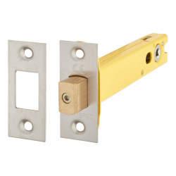 Altro 5mm Tubular Bathroom Deadbolt - 127mm Case - 108mm Backset - Square - Satin Stainless Steel
