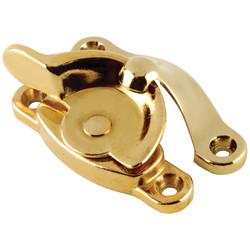 Touchpoint Budget Fitch Sash Window Fastener - 60 x 21mm - Brass Plated