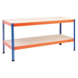Rapid Racking 1 Commercial Heavy Duty Workbench - 915 x 1830 x 915mm