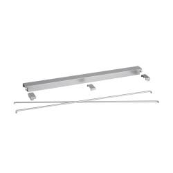 elfa Top Track System - Freestanding Stabilization Kit - 602mm Length - Platinum