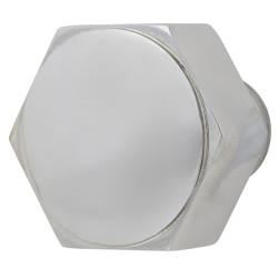 Alexander & Wilks Vesper Hex Cabinet Knob - 40mm Diameter - Polished Chrome