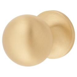 Heritage Brass by M Marcus Ball Cabinet Knob - 25mm Diameter - Satin Brass