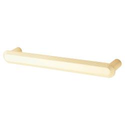 Hampstead Morley 19mm Bobbled D-Bar Cabinet Pull Handle - 160mm Centres - Satin Brass