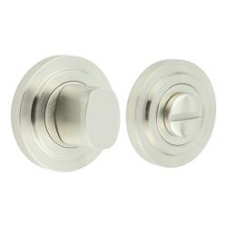 Burlington by Frelan Inner 3 Turn & Release with Stepped Rose - 47mm Diameter - Satin Nickel