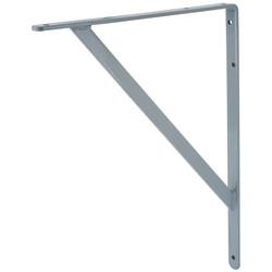 Altro Strong Shelf Bracket with Centre Stay - 400 x 350mm - Grey