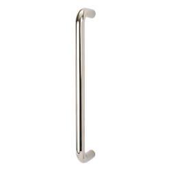 Altro Polished Stainless Steel 19mm D-Bar Door Pull Handle - Bolt Fix - 305mm Centres