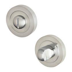 Altro Bathroom Turn & Release - 50mm Diameter - Satin Chrome