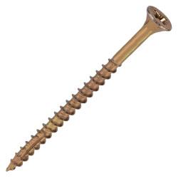 Reisser Cutter Pozi Countersunk Wood Screws - 4.5 x 70mm - Yellow Zinc - Pack of 200