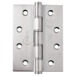 Eclipse Slim Knuckle Grade 7 Washered Butt Fire Door Hinge - 102 x 76 x 2mm - Satin Stainless - Pair