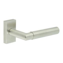 CRES by Frelan CR-102 uPVC Multipoint Door Handle on Rectangular Rose - Satin Stainless Steel