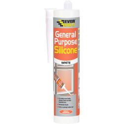 Everbuild General Purpose Silicone Sealant - 280ml - White