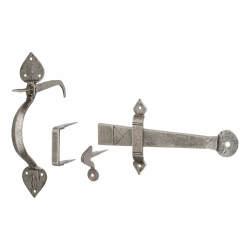 Olde Forge Pewter Gothic Thumb Latch Set
