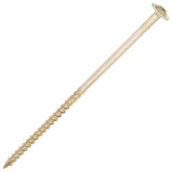 SiDAX Timber Frame Screws Wafer Head - 6.7 x 175mm - Yellow Zinc - Pack of 50