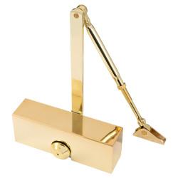 Eclipse 73 Series Overhead Fire Door Closer - Power Size 3 - Push/Pull Mounting - Polished Brass