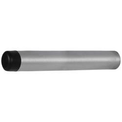 Altro Cylinder Pattern Projection Door Stop - 115mm Projection - Satin Chrome