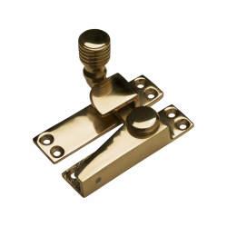 Altro Heavy Duty Straight Quadrant Arm Sash Window Fastener - 70 x 19mm - Polished Brass
