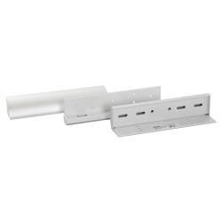 Deedlock Electromagnetic Door Lock Z and L Bracket - 181 x 49 x 50mm - Slimline Magnet