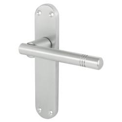 Touchpoint Satin Chrome Latch Door Handles Pack - Bologna Range