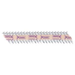 Paslode Round Head Nails & Gas - Twist - 34° Angled - 3.4 x 35mm - Electro Galvanised - Pack of 2500