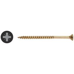 Ulti-Mate II Stick Fit PoziSquare Countersunk Wood Screws - 4.0 x 70mm - Yellow Zinc - Pack of 200