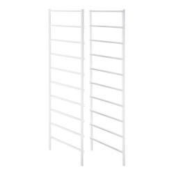 elfa Drawer Basket Tower - Mini 10 Frame Sides - 435 x 1040mm - White - Pair