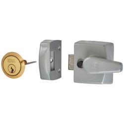 ERA Replacement Nightlatch - 40mm Backset - Satin Chrome Case/Polished Brass Cylinder