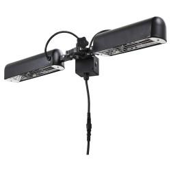 Forum Zink Topaz IPX3 2 x 800W Parasol Heater - 1600W