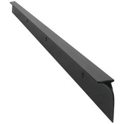 Altro 630mm Aluminium Worktop Corner Joint - 30mm Worktop Thickness - Black