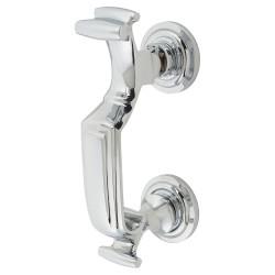 Heritage Brass by M Marcus Doctor Door Knocker - Polished Chrome - 192 x 43mm