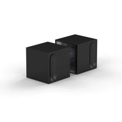 Bohle Shower Door Knob - Square - 30 x 30mm - Matt Black - Pair