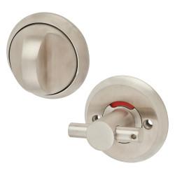 Eclipse Anti-Ligature Bathroom Turn & Release with Emergency Release Key - 62mm Diameter - SSS