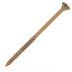 Reisser Cutter Pozi Countersunk Wood Screws - 6.0 x 180mm - Yellow Zinc - Pack of 100